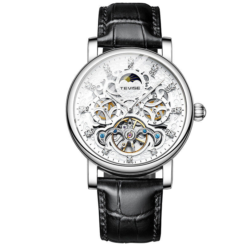 Belt Watch Diamond Hollow Automatic Mechanical Men