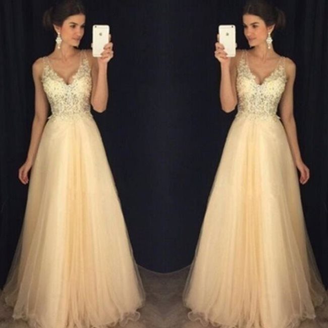 Lady Lace Dresses Evening Gown Wedding