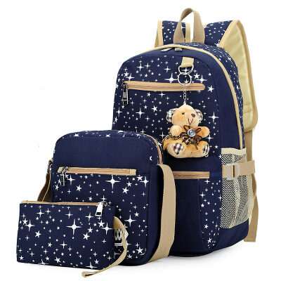 School Bags For Girls Women Backpack Star