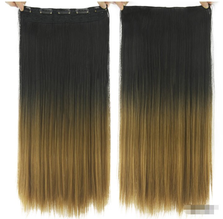 Dyed Gradual Straight Hair Clip