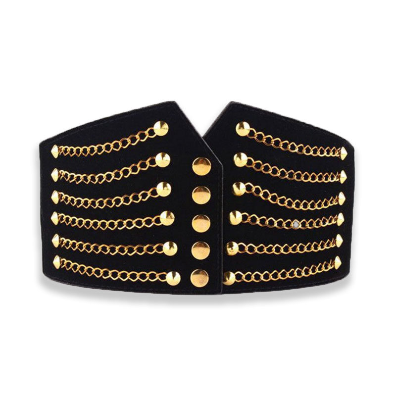 Deepeel 1pc Women Fashion Slim Corset Cummerbunds Elastic