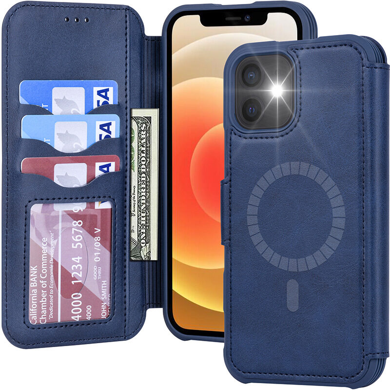 Magnetic Phone Case Flip Card Holster