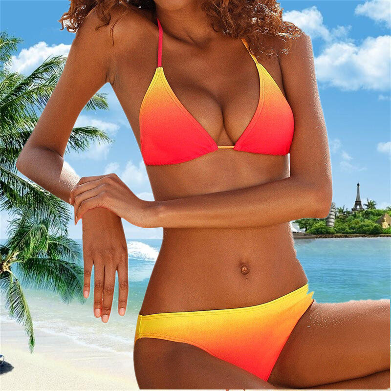 Swimsuit Women's Gradient Series Split Bikini