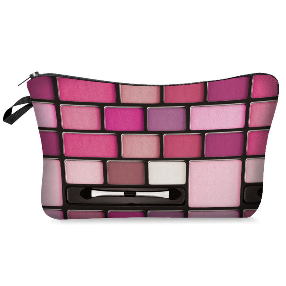 Digital Printing Makeup Cosmetics Series Cosmetic Bag Storage