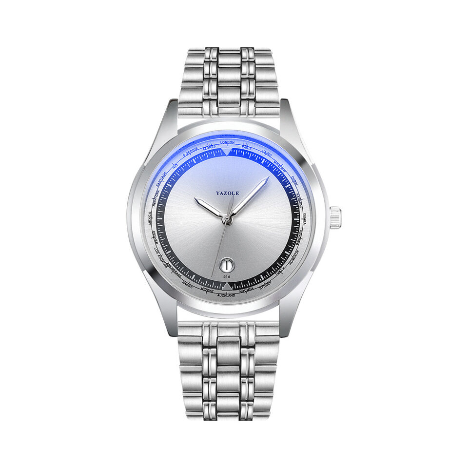 Business Men's Watches Men Luxury Brand Steel Luminous