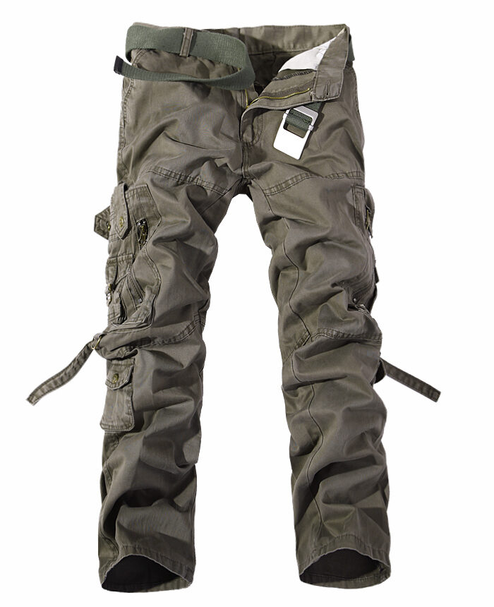 Men's Multi-pocket Cargo Pants Washed