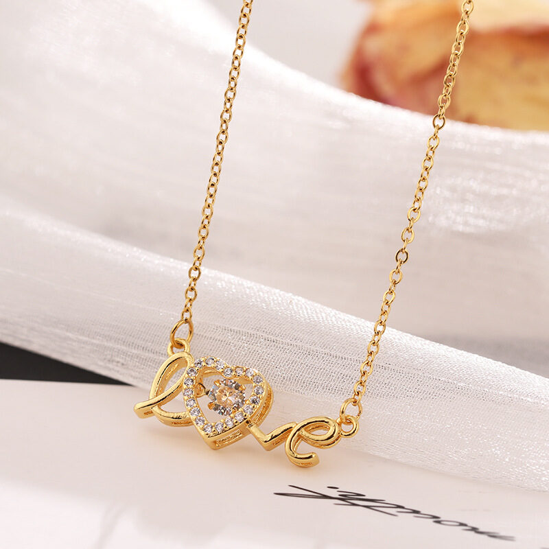 Valentines Day Gift New Titanium Steel Necklace Fashion