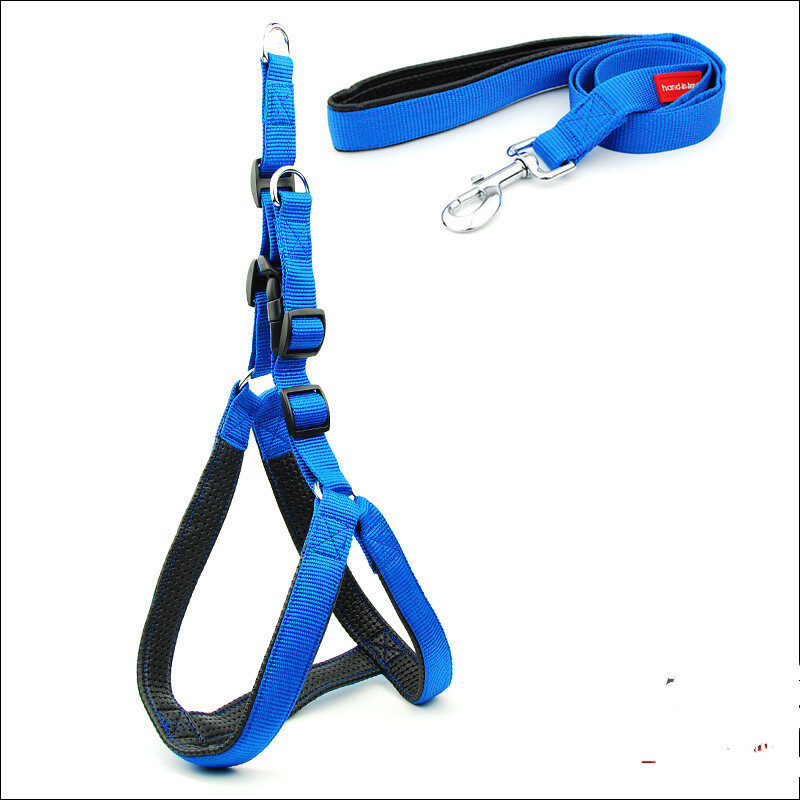 Dog Padded Harness Leash Reflective Nylon