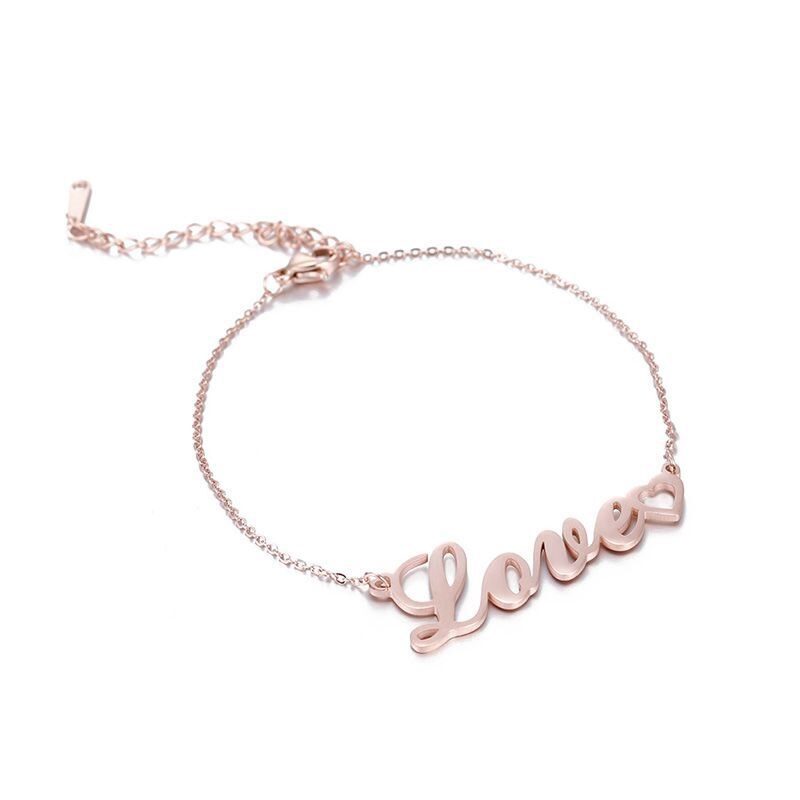 Personalized DIY Name Bracelet Stainless Steel