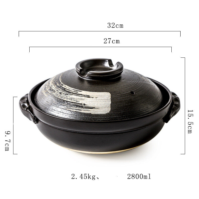Stew Pot Soup Household Ceramic Gas Clay Rice