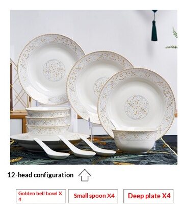 Ceramic Bowls And Saucers Set Bone China Plates