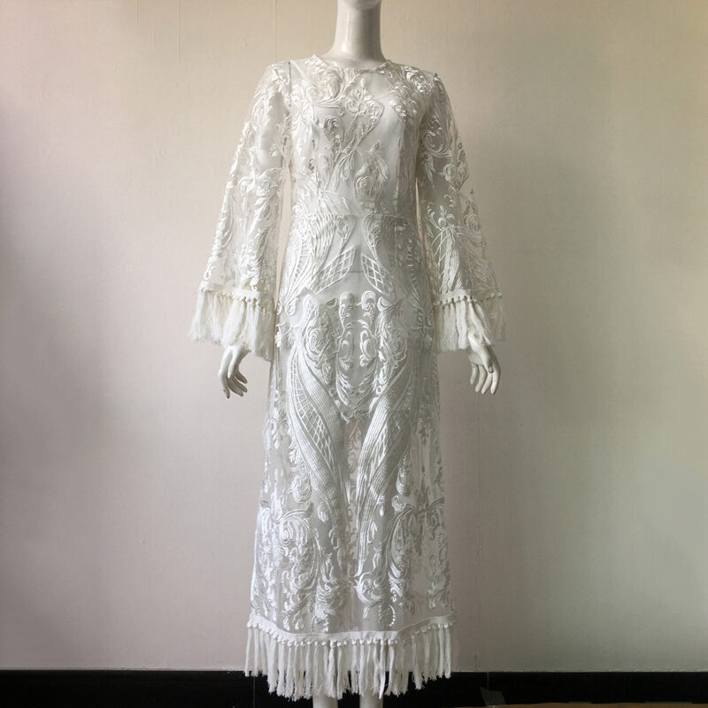 Women Dress Long Skirt Lace
