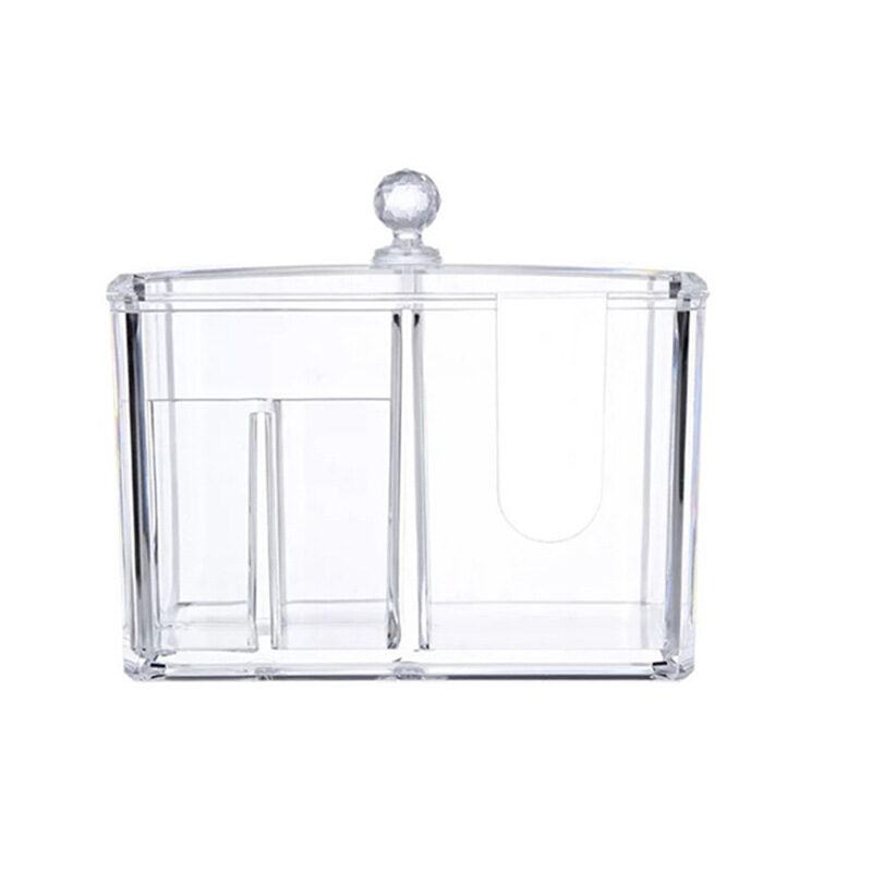 Yajule cosmetic cotton storage box swab desktop dressing