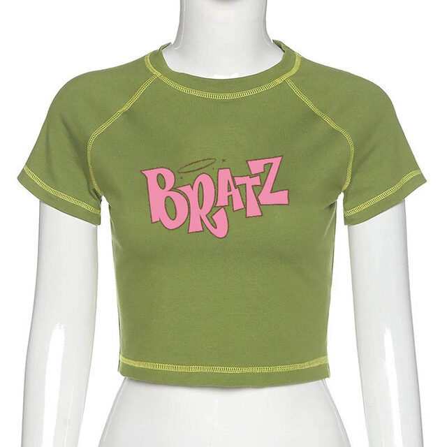 Female T-shirt Y2k Vintage Street Goth Haraj