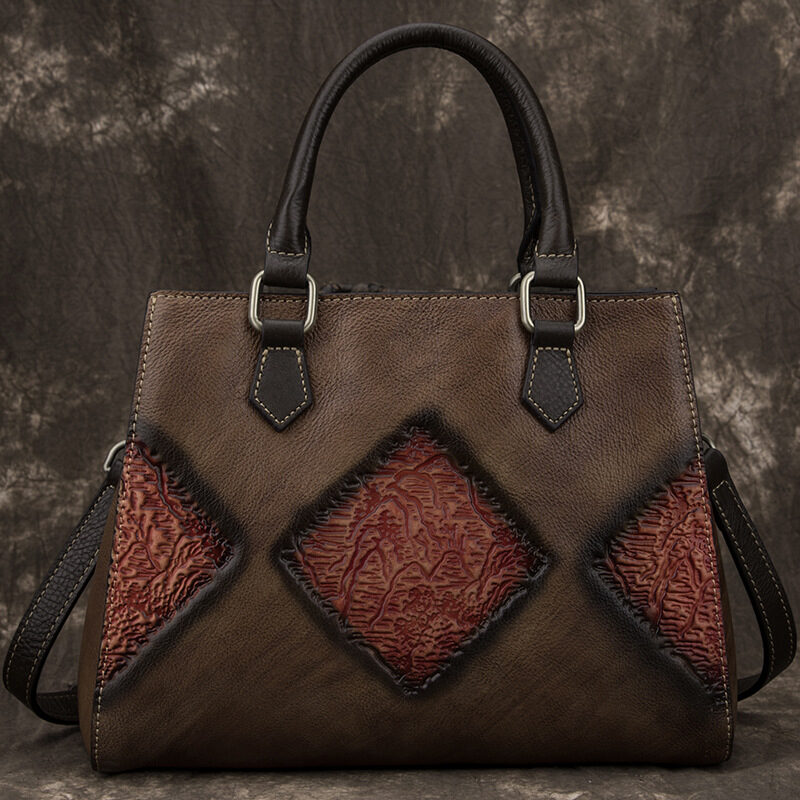 Top Layer Cowhide Retro European And American Fashion