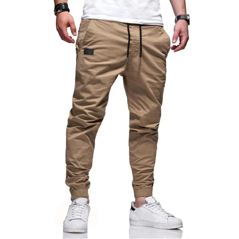 Casual Pants Men Spot Ordinary Youth Trousers Mid-waist