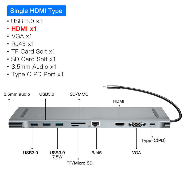 Hub Docking Station And Cooling Bracket To Ten-port