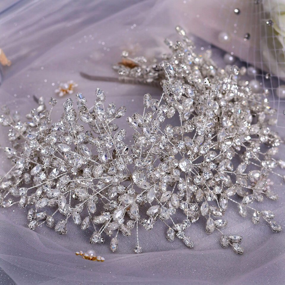New Heavy Handmade Rhinestone Ice And Snow Queen