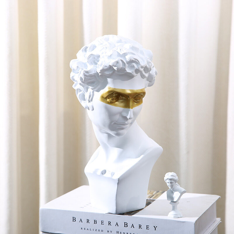 David Sculpture Decoration Character Home