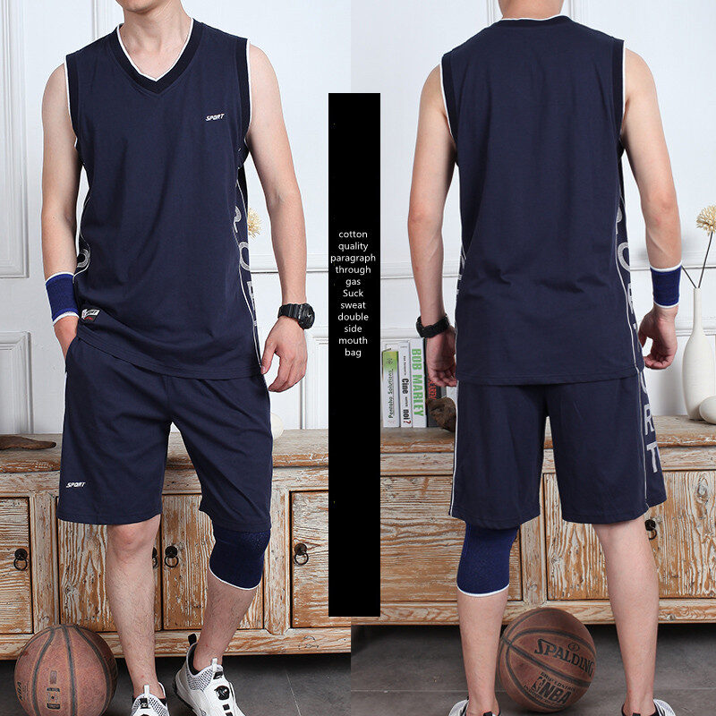 Casual Wear Sleeveless Thin Vest Running Shorts Sportswear