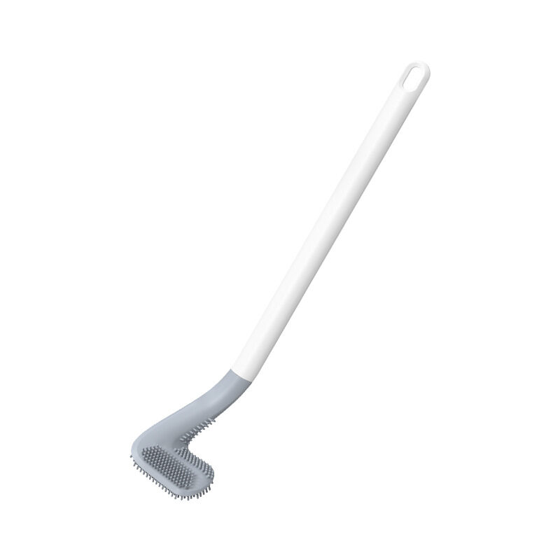 Golf Toilet Brush Wall-Mounted Cleaning Tools Silicone Flexible