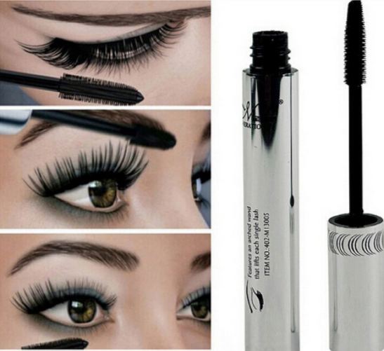 Long Curling Eyelash Extension Black Fiber Mascara Eye