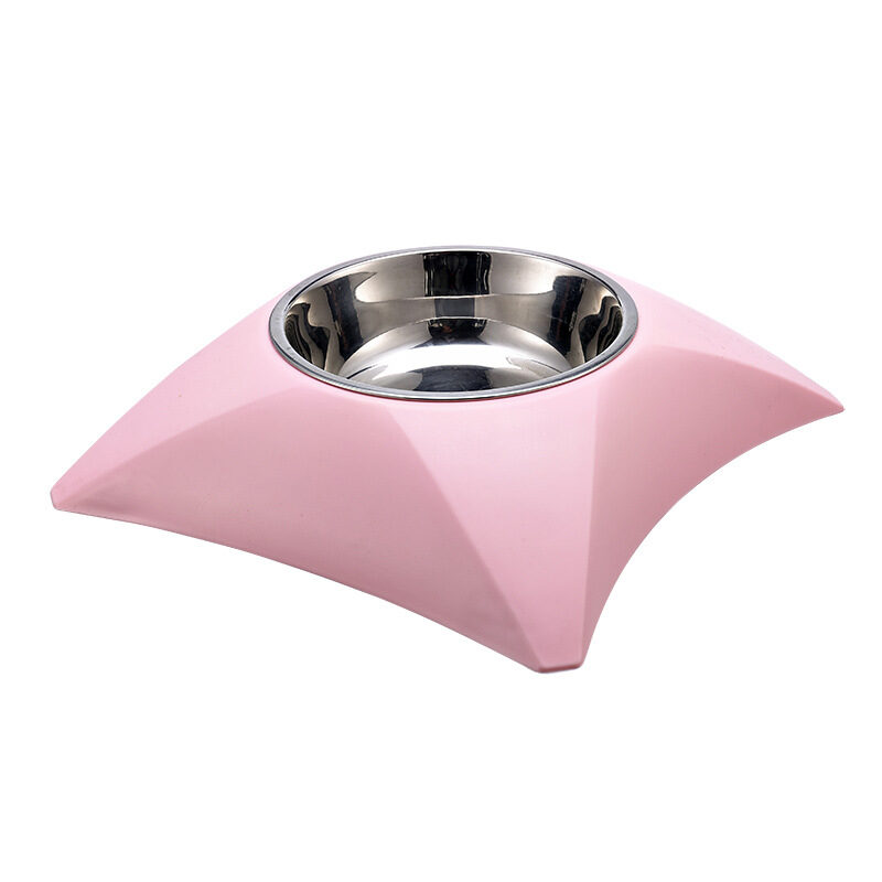 Single Bowl Cat Dog Pet Plastic
