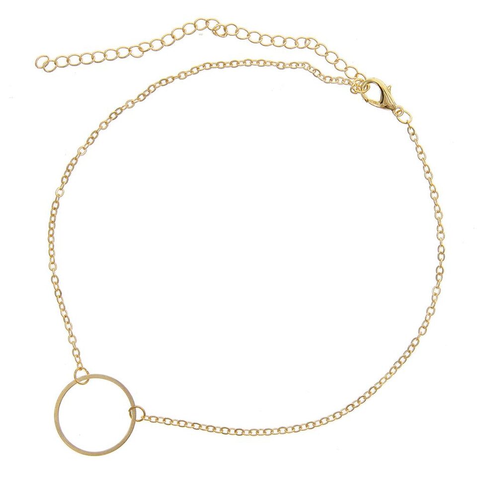 Alloy Ring Necklace