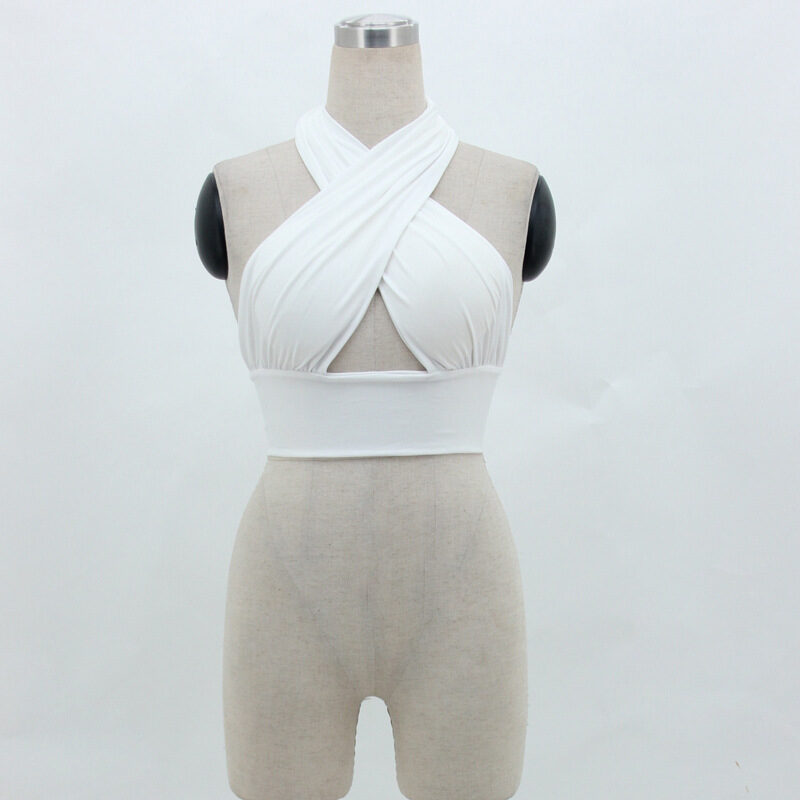 Multipurpose Tank Top Women Halter Neck Backless Strap