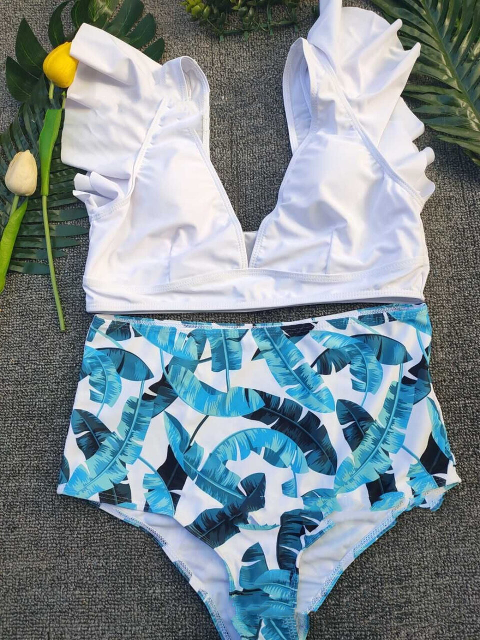 Sexy Swimsuit Printed Split Bikini Women Swimwear