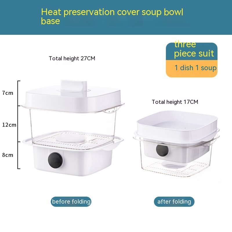 Multi-layer Dish Cover Heat Preservation Kitchen Dining Table
