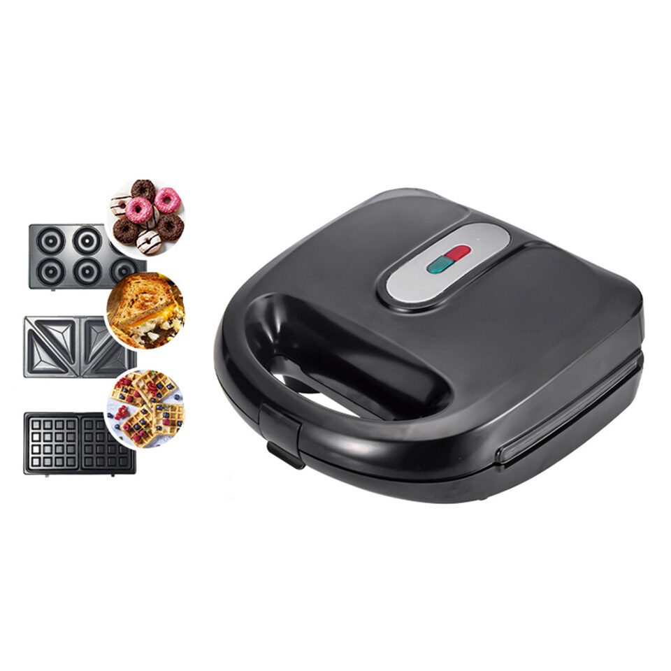6-in-1 Waffle Maker EU Plug Sandwich Grill Breakfast