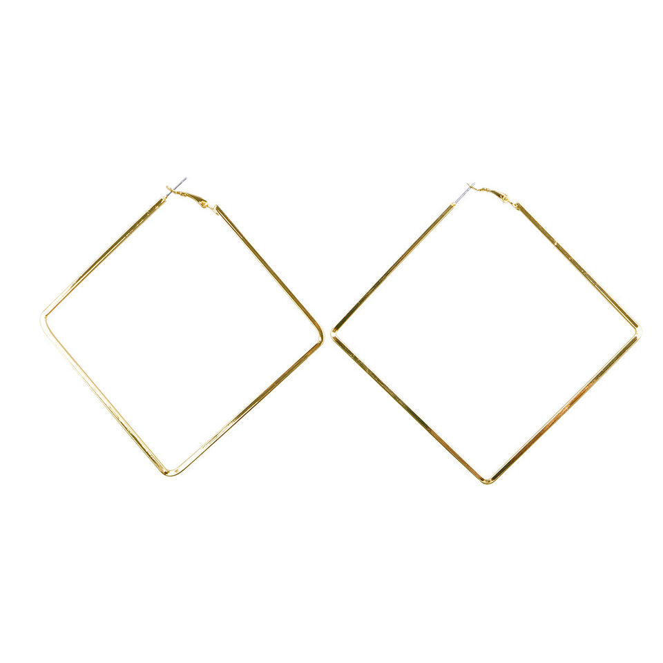 Earrings Women's Geometric Diamond
