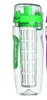 32Oz Fruit Infusing Infuser Water Bottle BPA Free
