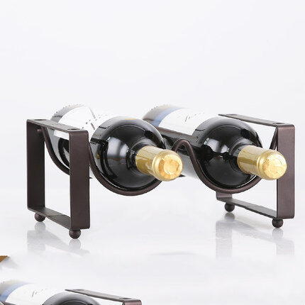 Stackable Wine Bracket Ornaments Bottle Rack Cabinet Display