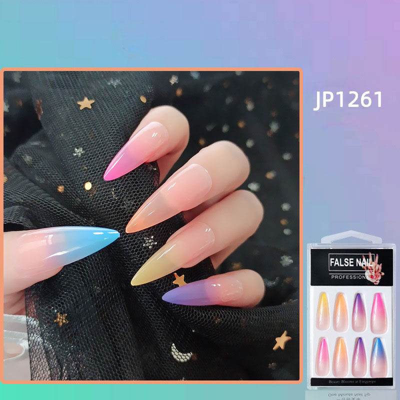 Flat Head Nail Fake Patch Wear Manicure Finished