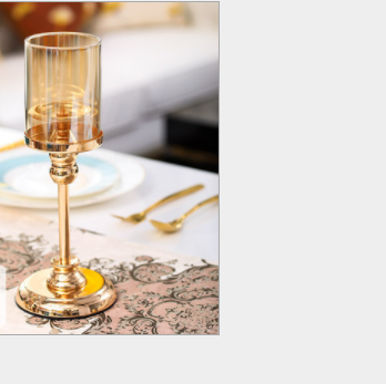 European-style Metal Candle Holders Creative Wax Nordic Western
