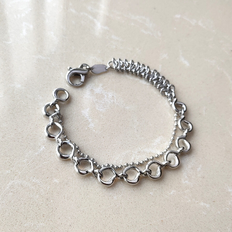 Metal Wind Venom Splicing Bracelet Simple Personality Design