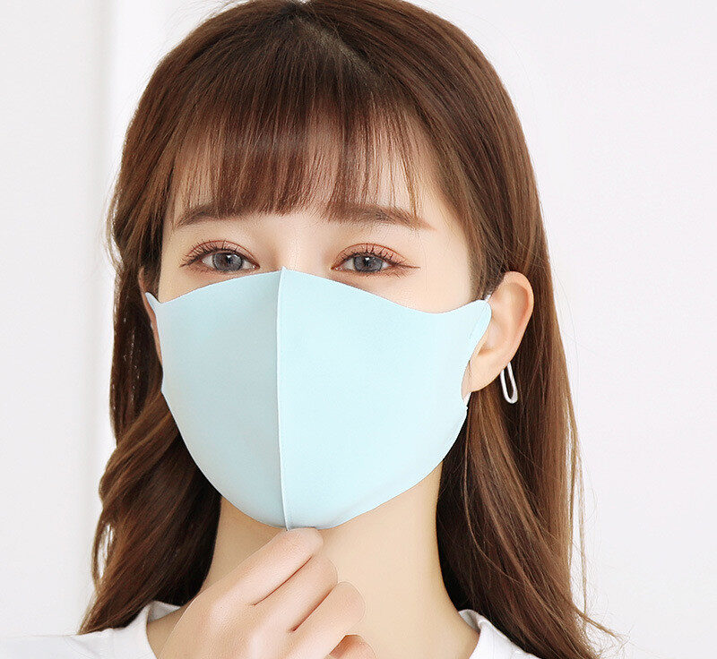 Thin Sunscreen Black Star Mask Couples Washable Ice