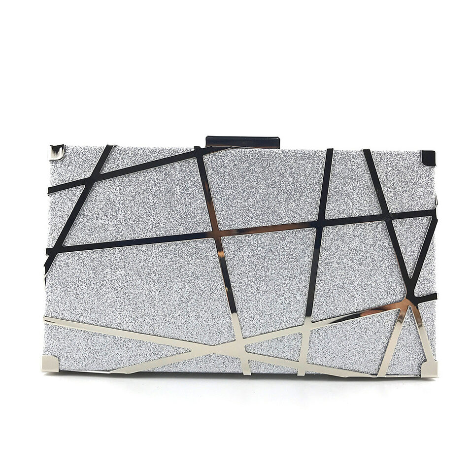Luxury Handbags Bag Women Party Chain Glitter Gold