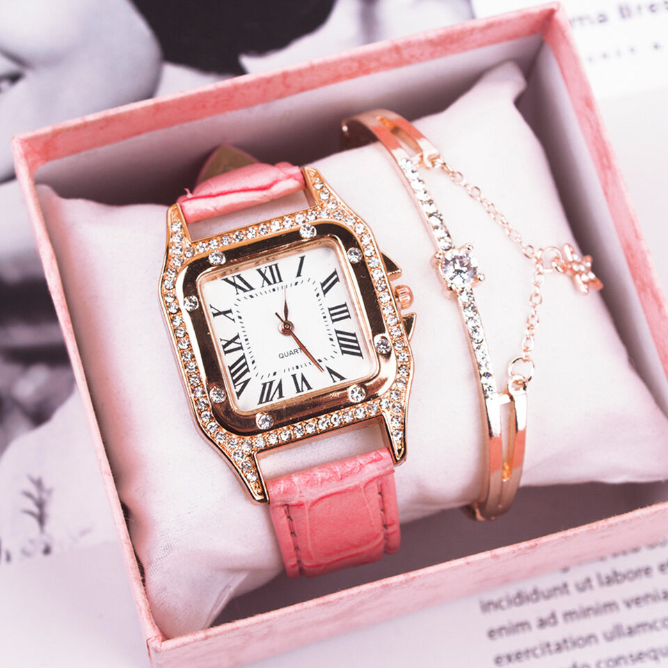 Watch Bracelet Suit Two-piece Set Micro Business Drainage