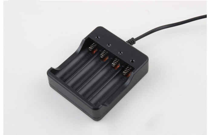 Four-slot Charger 18650 Four-charger With Cable Smart Multi-function