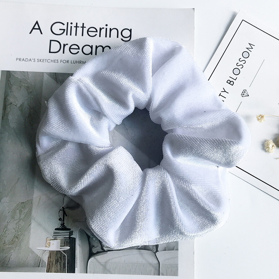 Flannel Hair Tie Rope Velvet Fashion Ponytail Accessories