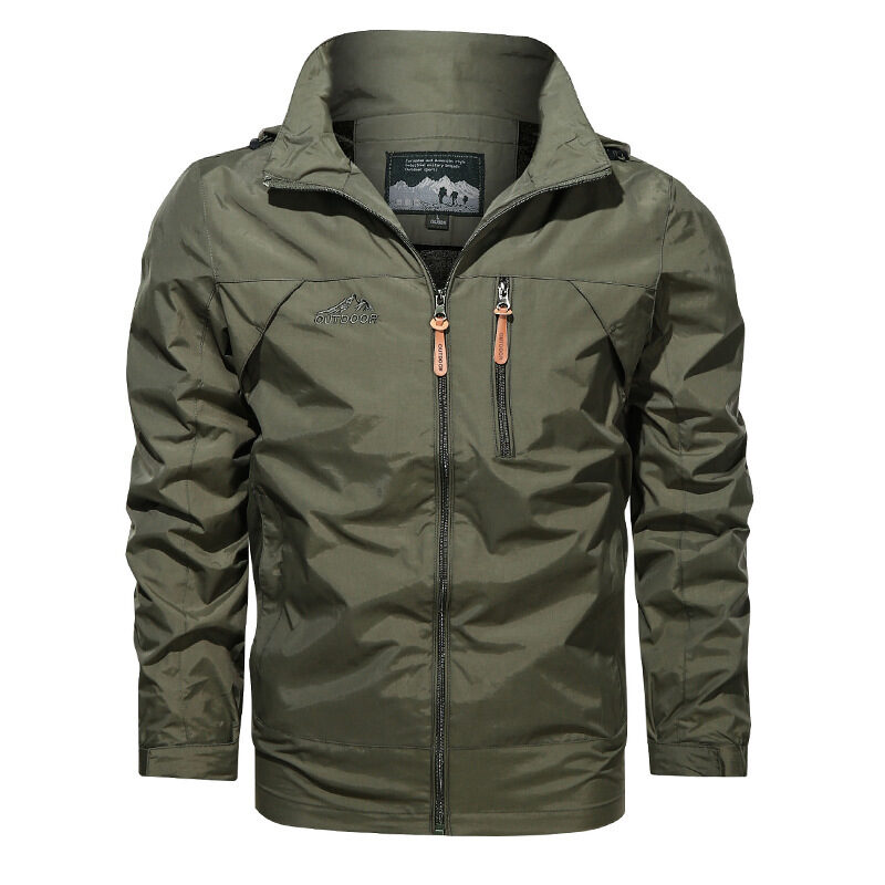 Plus Size Jacket Men's Outdoor Hooded Jackets