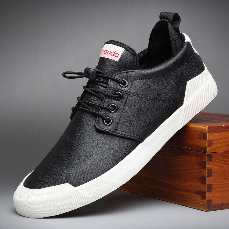 Men's Leather Casual Shoes Flat