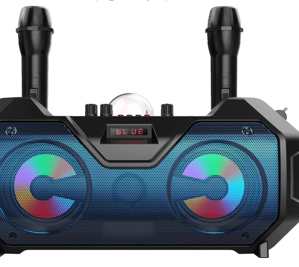 Microphone Dual Bluetooth Speaker