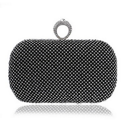 Evening Clutch Bags Diamond-Studded Bag With Chain Shoulder