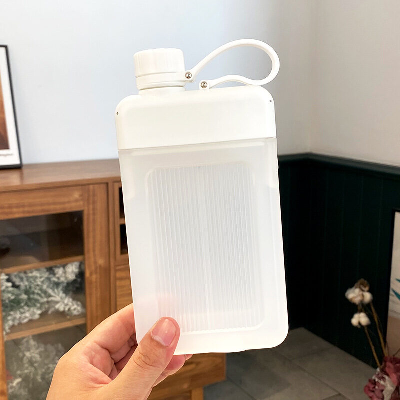Portable Pocket Water Bottle Creative Flat Sports Simple