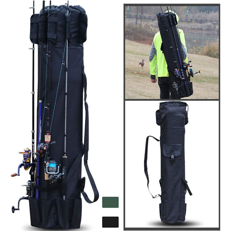 Cylinder Outdoor Fishing Bag Multifunctional Rod Sea Gear
