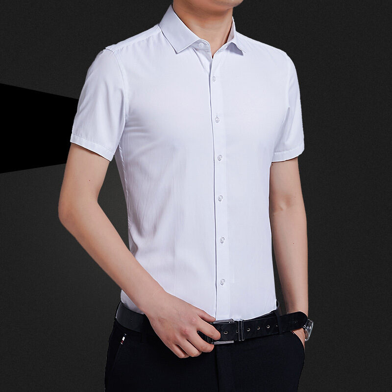 Solid Color Business Non-iron Professional Formal Wear Loose